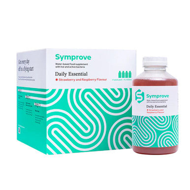 Symprove Strawberry & Raspberry Flavour Water-Based Food Supplement 4 x 500ml