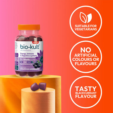 Bio-Kult 3in1 Biotic Blend Probiotic for Teens Blackcurrant 30 Gummies