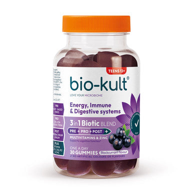 Bio-Kult 3in1 Biotic Blend Probiotic for Teens Blackcurrant 30 Gummies