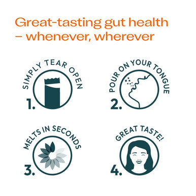 Bio-Kult Everyday Digestion Fast Dissolve Probiotic Powder Peach 30 Sticks